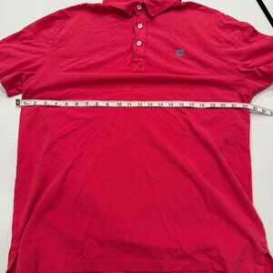 Southern‎ Tide Skipjack Beachside Polo Trim Fit Men’s XL Coral Red cotton preppy